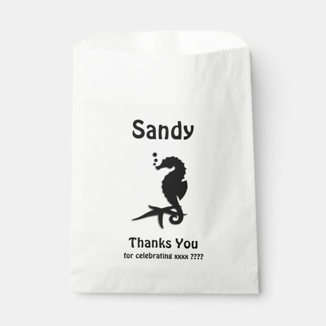 Sachets En Papier Merci sous-marin pour célébrer Goodie Bag (Devant)