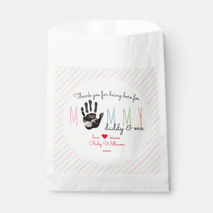 Sachets En Papier Message du Baby shower Bump Ultrasound Cute