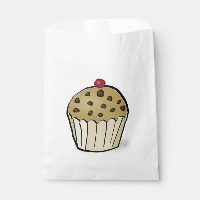 Sachets En Papier Mignon Mini Muffin (Devant)