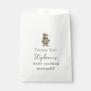 Sachets En Papier Mignon Ours Pêcheur est en route Baby Shower