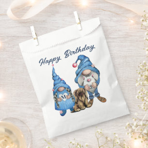 Sachets En Papier Mignonne gnomes Denim