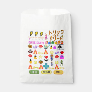 Sachets En Papier Mikitiez vidéo pixel halloween chauve-souris éffra