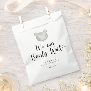 Sachets En Papier Minimaliste Baby Shower moderne