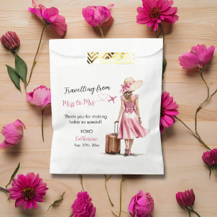 Sachets En Papier Mlle à Mme Voyage Robe Rose Arc-en-ciel Cadeau de