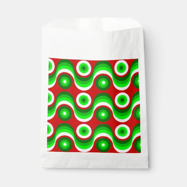 Sachets En Papier moche de noël super rouge (Devant)