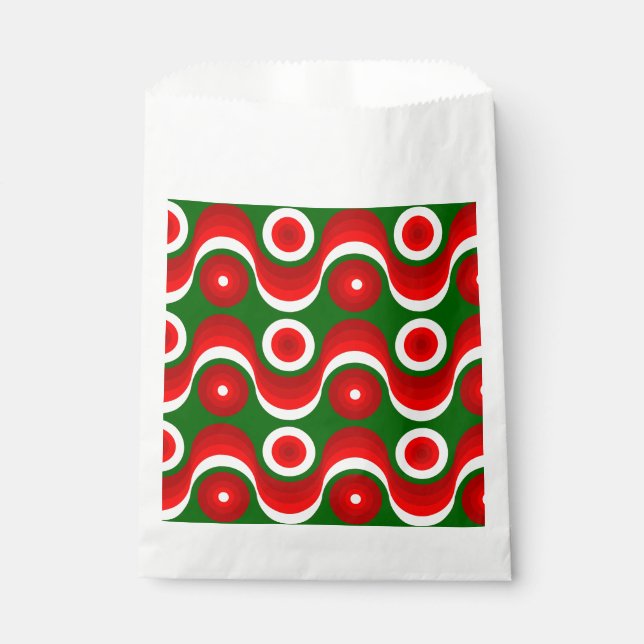 Sachets En Papier moche de Noël super vert (Devant)