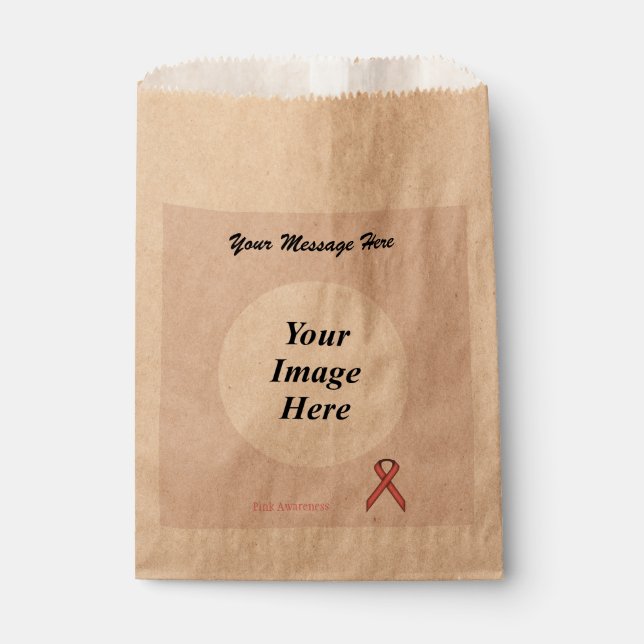 Sachets En Papier Modèle de carbone rose standard par Kenneth Yoncic (Devant)