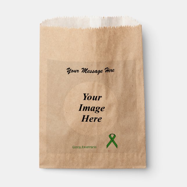 Sachets En Papier Modèle standard vert par Kenneth Yoncich (Devant)