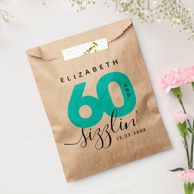 Sachets En Papier Moderne Girly Ice Blue 60 et Sizzling (Scellé)