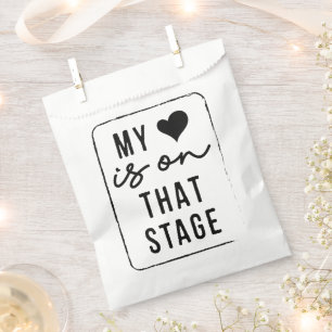 Sachets En Papier Mon Coeur Est Sur Cette Scène Danse Maman Vintage