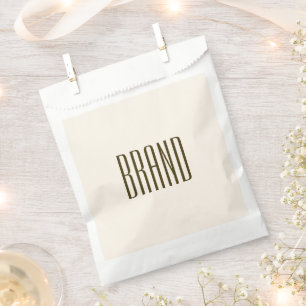 Sachets En Papier Monogramme, marque ou nom commercial   Brown non b