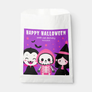 Sachets En Papier Monster Mash Purple Kids Halloween fête d'annivers