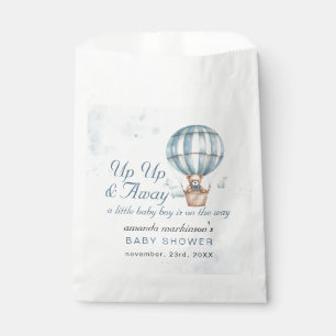 Sachets En Papier Montez et partez ! Baby shower de ballon Teddy Bea