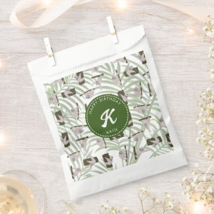 Sachets En Papier Motif animal mignon en forêt sauvage Anniversaire