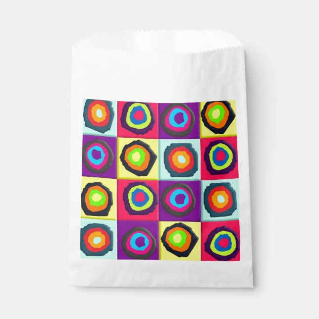 Sachets En Papier motif de cercles (Devant)