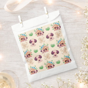 Sachets En Papier Motif de chien adorable 