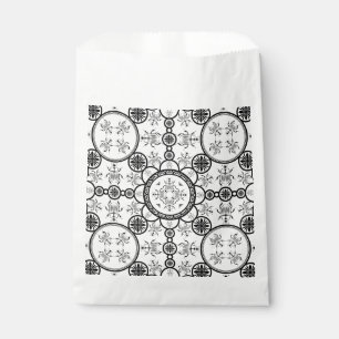 Sachets En Papier Motif de ligne de mosaïque Scarab