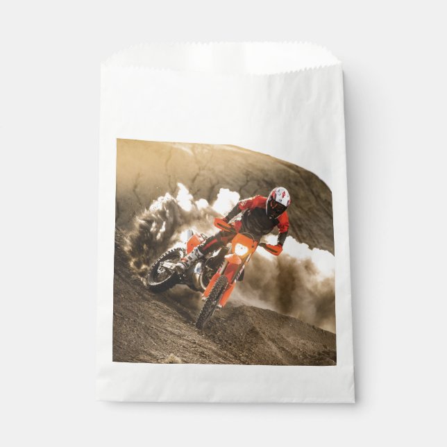 Sachets En Papier Motocross Rider (Devant)