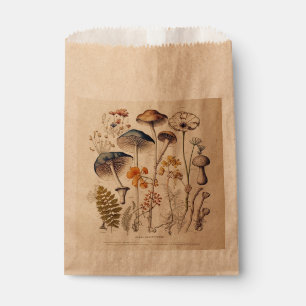 Sachets En Papier Naturaliste de champignons vintages