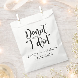 Sachets En Papier ne pensez pas si je fais doughnut moderne mariage