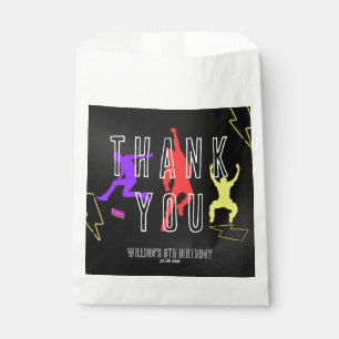 Sachets En Papier Neon Jump Anniversaire de enfant Party Merci