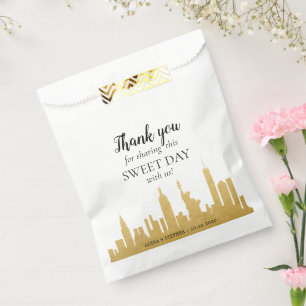 Sachets En Papier New York City NYC Skyline Treat Goody