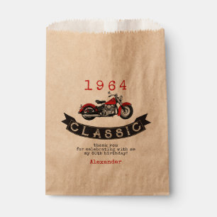 Sachets En Papier N'importe quel âge Vintage moto classique moto mot