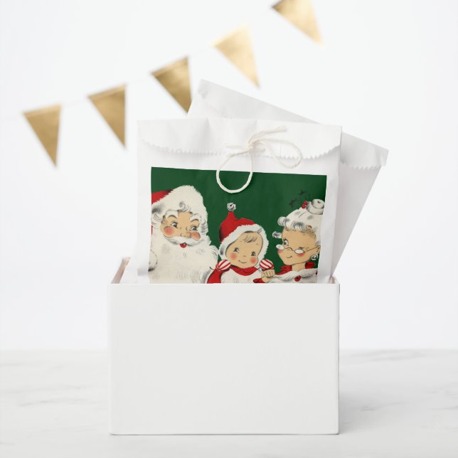 Sachets En Papier Noël de la famille père Noël (Fête)