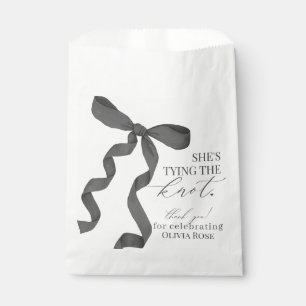 Sachets En Papier Nœud papillon noir pour attacher le nœud de la fêt