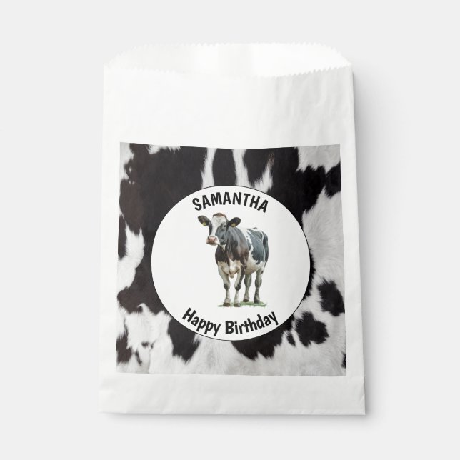 Sachets En Papier Noir et blanc (Devant)
