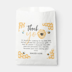 Sachets En Papier Notre petit miel Premier anniversaire