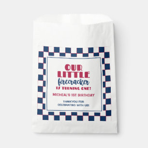 Sachets En Papier Notre petit pétard fait un anniversaire