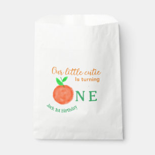 Sachets En Papier Notre petite cuite orange un agrumes d'anniversair