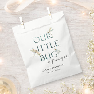 Sachets En Papier Notre Petite libellule Bleue Boeuf N'Importe Quel
