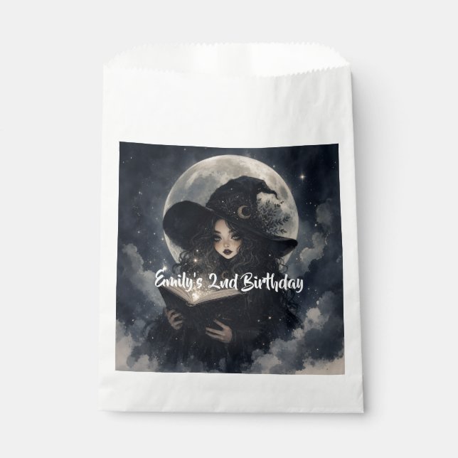 Sachets En Papier notre petite sorcière a 2 ans ||  (Devant)