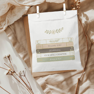 Sachets En Papier Notre prochain chapitre Baby shower de livres empi