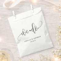 Nous faisons Editable Color Wedding Favor Bags