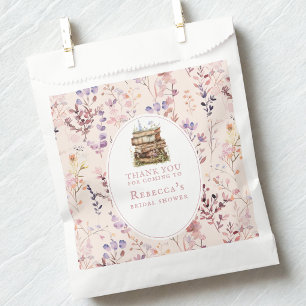 Sachets En Papier Nouveau chapitre douche de mariée aquarelle, fleur