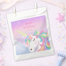 Nuages de Licorne Magique Arc-en-Ciel Pastel
