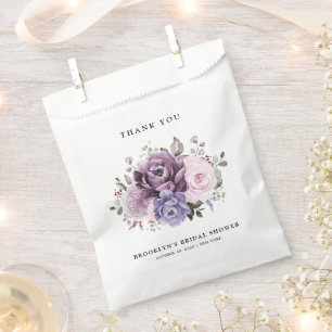 Sachets En Papier Nuances de pourpre Dusty fleurs Moody Floral Maria