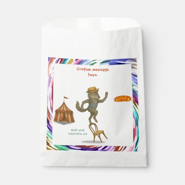 Sachets En Papier Numéro d'équilibre de Rolf le loup (Devant)