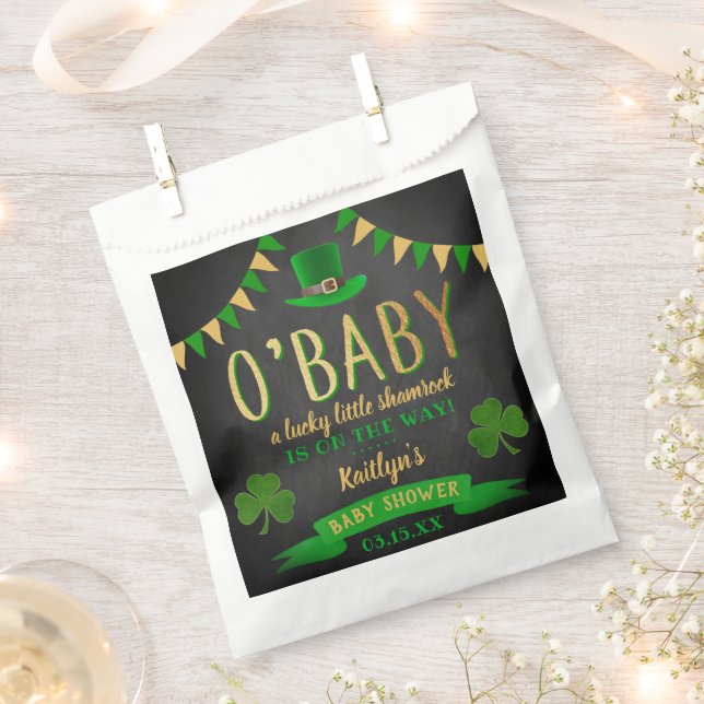 Sachets En Papier O'Baby St. Patrick's Day Baby shower (Coupé)