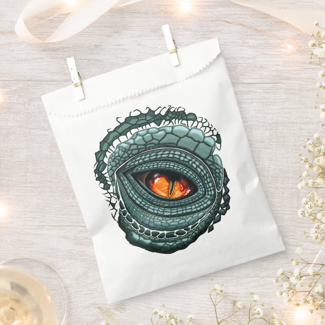 Sachets En Papier Œil de prédateur reptile primitif (Coupé)