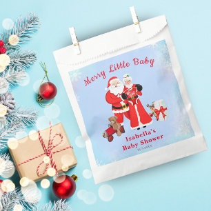 Sachets En Papier Oh Baby Père Noël & Mme Claus Baby shower