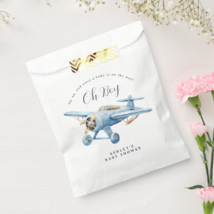 Sachets En Papier Oh Mon dieu ! L'aventure attend le bébé aviateur -