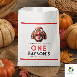 Sachets En Papier Oh quelle joie Caricatures Anniversaire 1 an Dind
