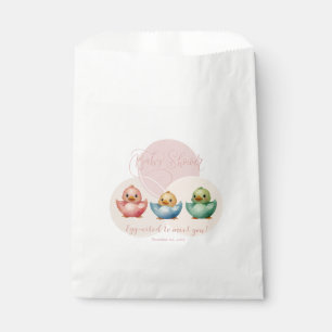 Sachets En Papier Oiseaux d'Oeufs de Cute Kawaii Baby shower coloré