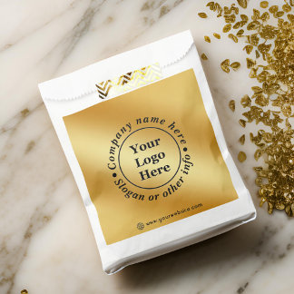 Sachets En Papier Or métallisé luxe