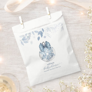 Sachets En Papier Ornement Flocon de Neige Arc en Ciel Hiver Bébé Sh
