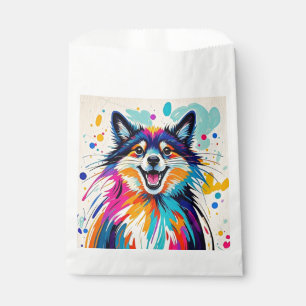 Sachets En Papier Ours abstrait mignon drôle heureux art animalier